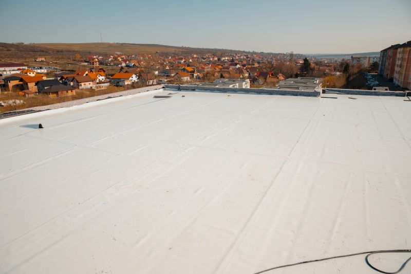 Synthetic Rubber Roof Installation
