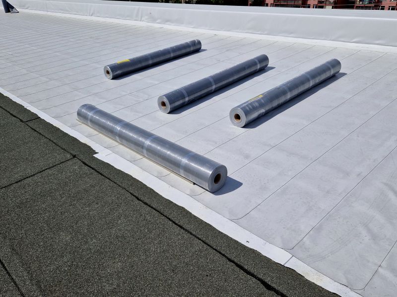 Synthetic Rubber Roof Installation