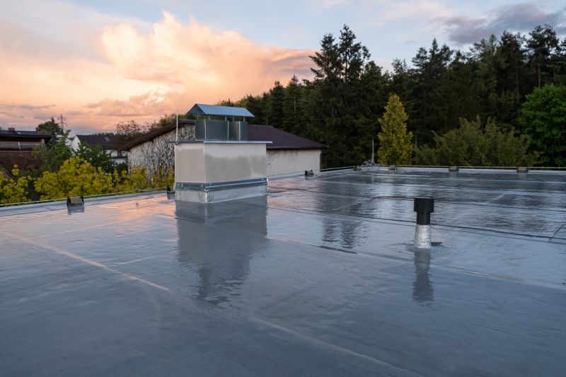 Synthetic Rubber Roof Installation